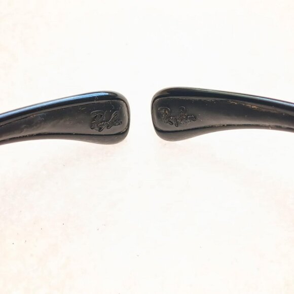 Ray-Ban Black Eyeglass Frames Made in Italy No Lenses VGUC - Picture 3 of 9